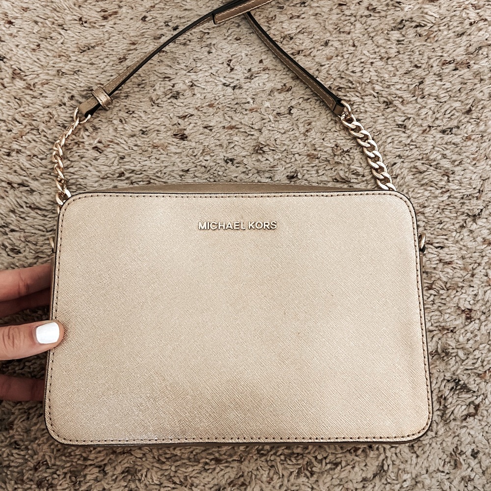 Michael Kors Jet Set East West Leather Crossbody
